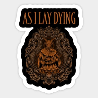 as i lay dying metalcore Sticker